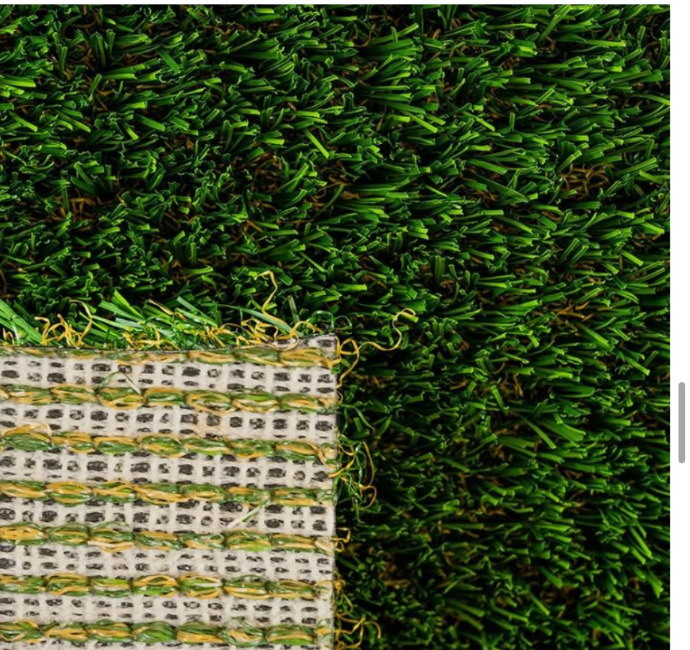 Diamond Pro Fescue artificial turf — blade and backing detail