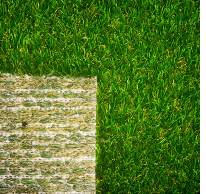 Platinum Light artificial turf — blade and backing detail